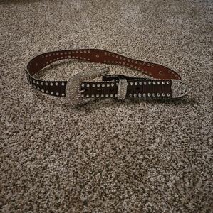 Womens rhinestone belt